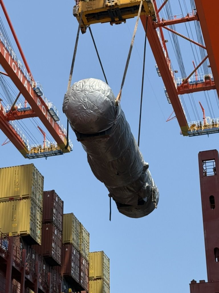 Ağır proje kargo vinç operasyonu
